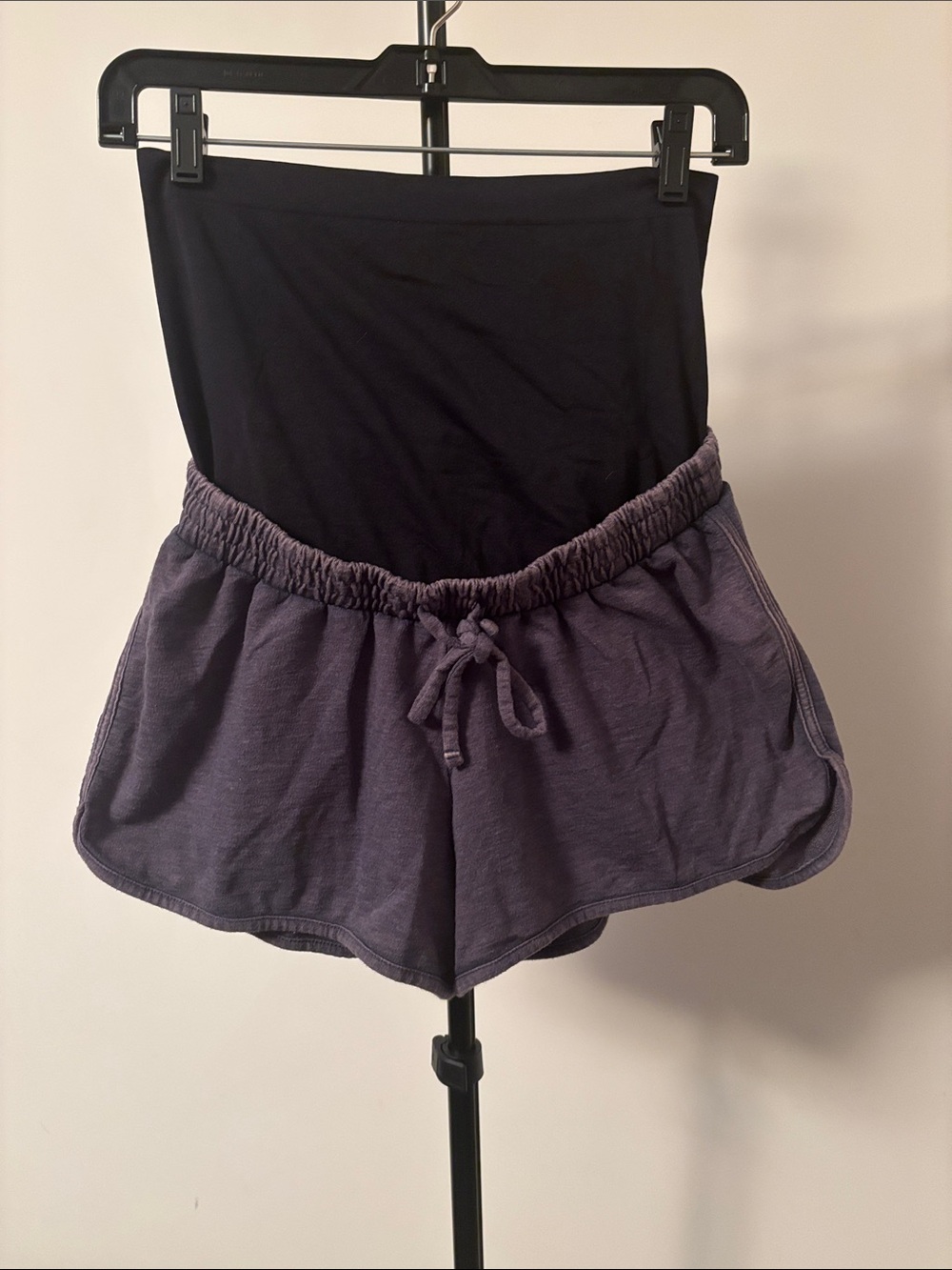 a:glow Grey Drawstring Athletic Shorts